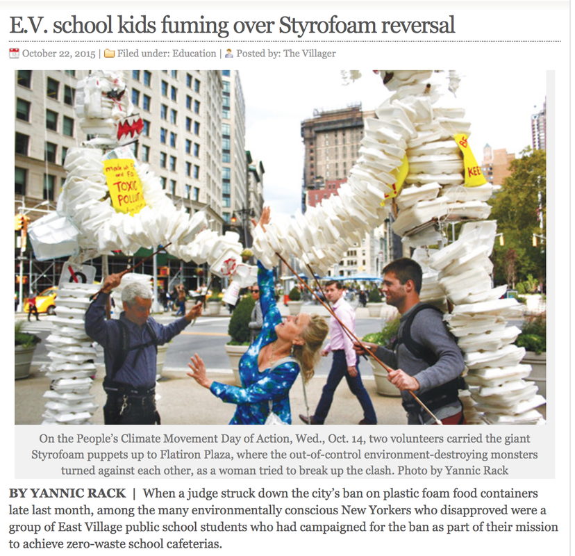 E.V. school kids fuming over Styrofoam reversal, The Villager