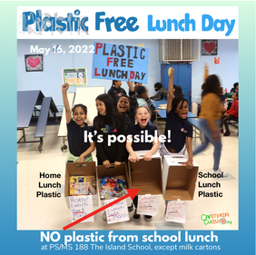 Plastic Free Lunch Day PS 188 M 